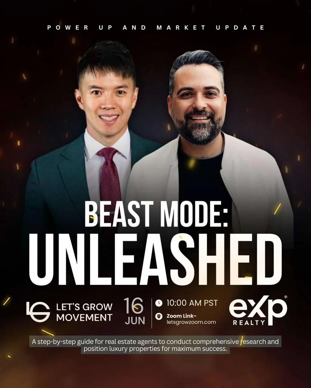Original Let’s Grow Movement flyer: Beast Mode: Unleashed