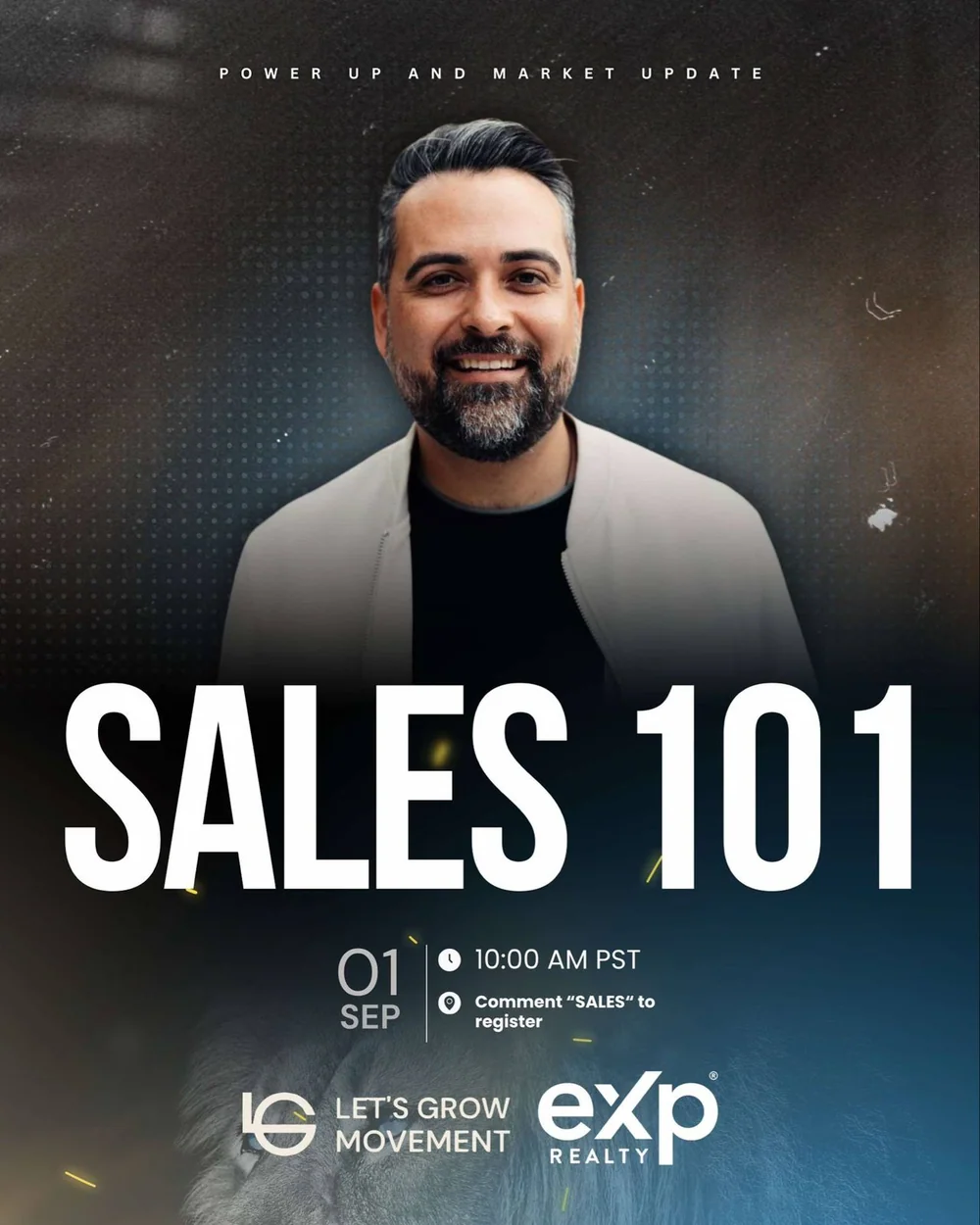 Original Let’s Grow Movement flyer: Sales 101
